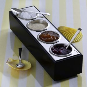 Sugar/jam and salt bar by Robbe & Berking