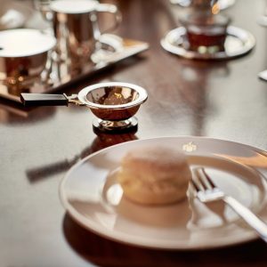 Tea strainer by Robbe & Berking